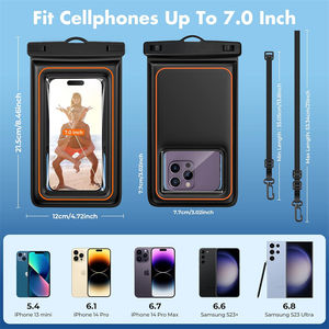 بيع بالجملة حافظة هاتف خلوي عالمية مقاومة للماء-Ipx8 مع حبل لهاتف Iphone 15/2.8 - Product Image 2