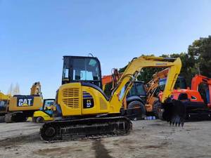 Mini-excavatrice Komatsu PC55 d'occasion avec capacité de 5 tonnes, moteur à soupape hydraulique Kawasaki et composants essentiels - Engrenages et moteur - Product Image 6