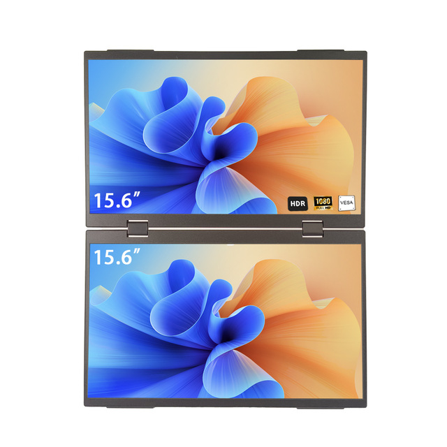 15.6 Inch FHD Dual Screen Extended LCD 1080P Monitor Portable Foldable Laptop Smart Gaming Triple Display Computer Monitor