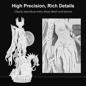 NextShapes bianco puro ad alta precisione 3D Print Basic Plus fotopolimero resina 3D in resina 405nm 1KG LCD DLP 3D stampante resina - Product Image 3