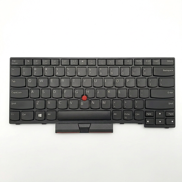 New Replacement Keyboard with Frame and TrackPoint for ThinkPad T14 P14s Gen 1 Gen 2 Laptop Keyboard Non Backlit US Layout