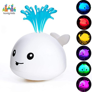 Jouets lumineux Konig Kids, jouets à jet d'eau en forme de baleine pour la baignoire, jouets LED pour enfants, jouets de bain - Product Image 3