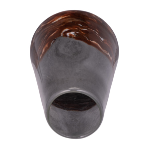 Vaso in vetro con forma scultorea e base appoggiata al pavimento per soggiorno, vaso decorativo per fiori - Product Image 5