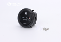 Timer Digital Bulat Terbaru 12v 24v DC 6 Digit Penghitung Jam Mekanis untuk Mesin Generator Kompresor Udara