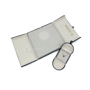 Offre Spéciale coffret cadeau de bijoux de luxe emballage de bague de mariage haut de gamme coffret de bijoux en cuir - Product Image 2