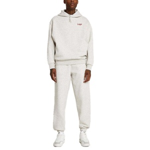 Sweat-shirt pour homme de haute qualité, coupe ajustée, OEM, polaire lourd, pull à capuche, col à capuche, logo imprimé, coton, polyester - Product Image 5