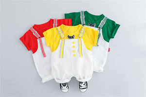 Ropa Infantil de Vietnam, Traje Elegante para Niño, Ropa Formal de Verano para Niño, Camisa con Apliques y Pantalones Bangkok - Product Image 4