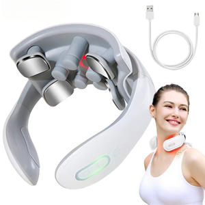 Neck Massager <b>USB</b> Rechargeable Infrared <b>Heating</b> Therapy Device for Neck and Shoulder Relief - Product Image 1