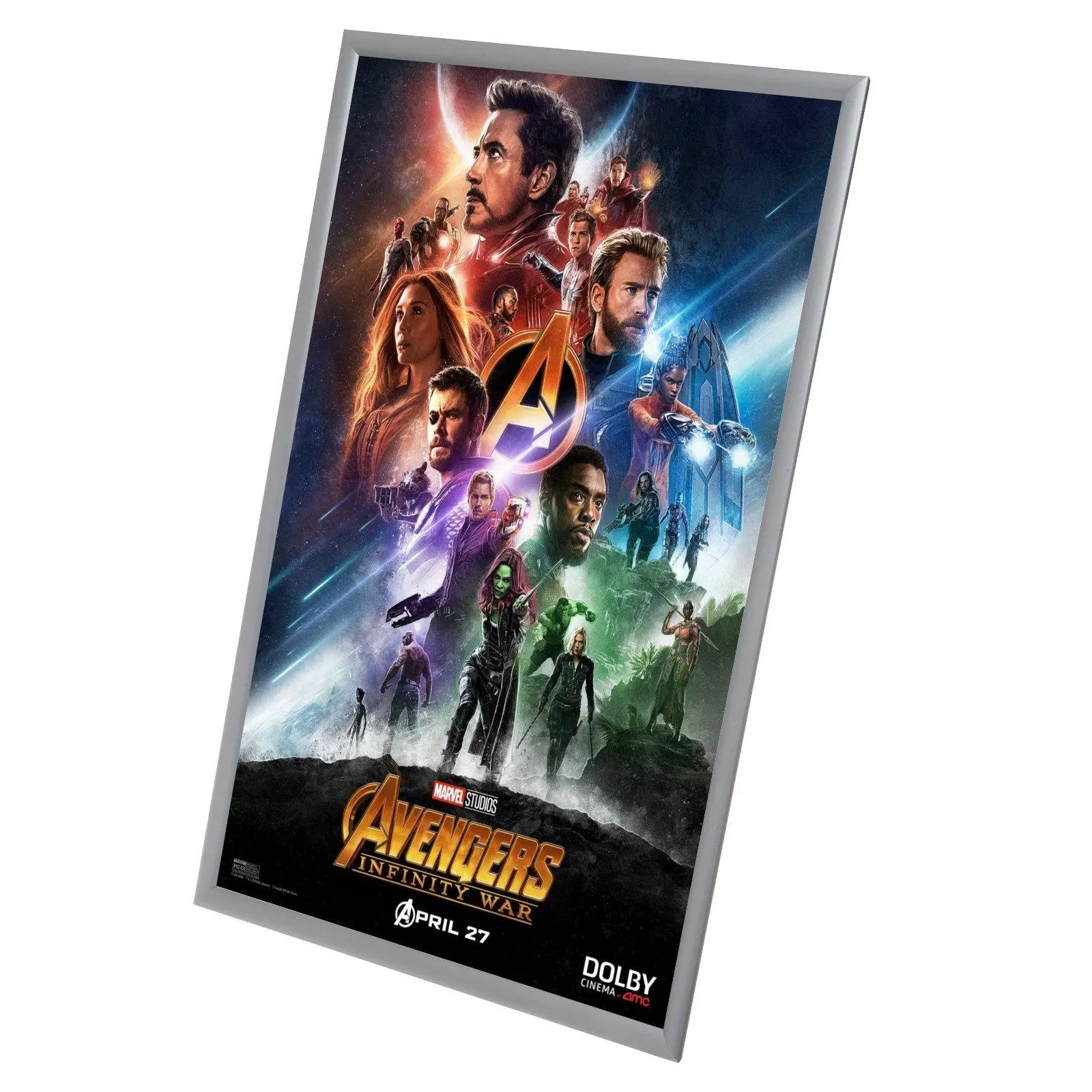 Ready to ship advertising boards movie poster frames