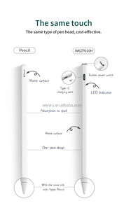 Stylet WENKU <span class=keywords><strong>pour</strong></span> <span class=keywords><strong>iPad</strong></span> Pro, sensibilité à la pression, attraction magnétique, pointe remplaçable, glisse fluide sans latence, stylet actif - Product Image 4