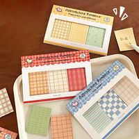 Bloc de Notas Adhesivas con Diseño Romántico, Hojas Sueltas, Regalo Escolar, Cuaderno de Mano, Papel Decorativo