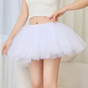 Girls Stage Singing Costume Skirt Women Fashion Party Dress 5 Layer Skirts Adult Tutu Dress Wholesale