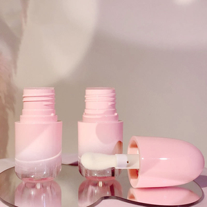 Tube vide en forme de balle dégradé rose pour brillant à lèvres rouge à lèvres liquide fard à joues correcteur Contour surligneur - Product Image 3