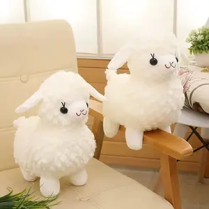 Children Soft White Sheep Plush Doll Baby Cute Animal Doll Girls Baby Stuffed Doll Home Toys Sleeping Mate Stuffed Plush Toys