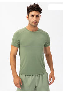 Camiseta deportiva transpirable de secado rápido para hombre, Camiseta deportiva informal de manga corta para gimnasio, colección de primavera y verano - Product Image 3