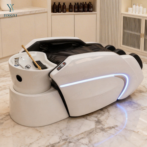 Cama de lavado de cabello profesional <span class=keywords><strong>para</strong></span> salón de belleza, sillón de champú eléctrico <span class=keywords><strong>para</strong></span> spa capilar japonés y masaje tailandés - Product Image 4