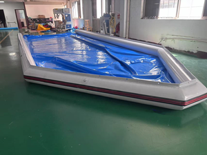 Darsena Galleggiante Gonfiabile Portatile per Imbarcazioni, Facile da Montare con Scafo in PVC, Sicura per Barche - Product Image 2