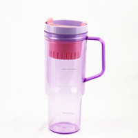 Couvercles de verre 40 OZ pour gobelet Stanley Cup Tumbler Couvercle de remplacement résistant aux éclaboussures Mug de remplacement pour Stanley