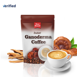 Extracto de hongo de café de Ganoderma instantáneo orgánico de primera calidad de calidad superior que promueve el bienestar Sabor cremoso de sabor suave 12g X - Product Image 1