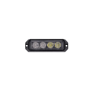 Nhấp nháy đèn PC tIR ống kính 12V Xe tải động cơ cảnh báo hổ phách 4 LED khẩn cấp nhấp nháy ánh sáng cho xe - Product Image 1