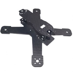Plaque de cadre en fibre de carbone 3K SHENYU, épaisseur 10 mm, usinée CNC, légère, pour drone de course FPV - Product Image 3