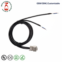 Câble RVVP 2x0,5mm² en métal robuste, pré-étamé, isolé PVC, DB9 mâle vers 2 voies, pour bus industriel (vente en gros)