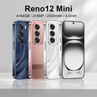 Nueva gran oferta Reno12 Mini teléfono móvil 4GB + 64GB Teléfono inteligente Reno 12 Mini Ligero y elegante Función Android 5G Teléfono inteligente