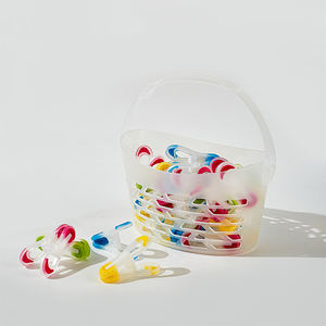 JOYWAVE Lot de 20 pinces <span class=keywords><strong>à</strong></span> <span class=keywords><strong>linge</strong></span> colorées en plastique Pinces <span class=keywords><strong>à</strong></span> <span class=keywords><strong>linge</strong></span> robustes Pinces <span class=keywords><strong>à</strong></span> <span class=keywords><strong>linge</strong></span> pour ligne de séchage Petites <span class=keywords><strong>épingle</strong></span>s <span class=keywords><strong>à</strong></span> <span class=keywords><strong>linge</strong></span> colorées - Product Image 6