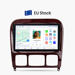 Autoradio stéréo Junsun 9 pouces avec Carplay et Android Auto pour Mercedes Benz Classe S W220 1998 - 2005, unité principale multimédia, lecteur DVD de voiture - Product Image 1