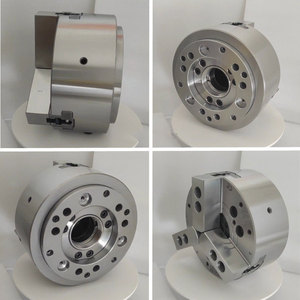 Mandril hidráulico de tres mandíbulas huecas, 12 pulgadas, presión de aceite, mandril de torno <span class=keywords><strong>CNC</strong></span> - Product Image 5