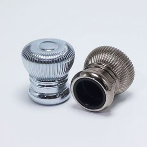 ขวดน้ำหอมแก้วทรงกลมใสขนาด 50 มล. ดีไซน์ใหม่ พร้อมฝาซิงค์หรูหรา - Product Image 2