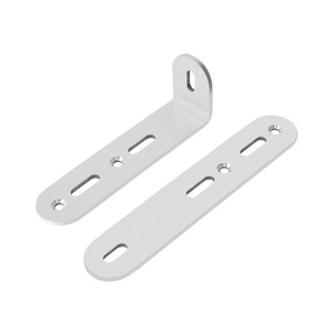 Stainless Steel <b>Adjustable</b> Corner Bracket Shelf Support L-Shaped Furniture Connector Durable Right Angle Bracket - Product Image 1