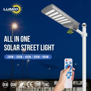 Лидер продаж, популярный 200 Вт, 300 Вт, 400 Вт, 500 Вт, 600 Вт, солнечный уличный свет, сенсорный датчик движения, светодиодный солнечный уличный свет, производитель в Китае