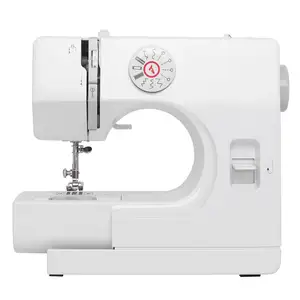 Haushalts Mini multifunktion ale Overlock Knopfloch dicke Nähmaschine