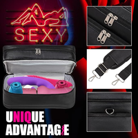 Boîte à jouets sexuels pour adultes, grande et discrète, à double verrouillage, à 2 couches, pour hommes et femmes