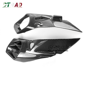 Cache d'admission d'air avant en fibre de carbone noir brillant pour moto <span class=keywords><strong>KAWASAKI</strong></span> <span class=keywords><strong>H2</strong></span> <span class=keywords><strong>H2R</strong></span> 2015-2023, protection de remplacement d'origine - Product Image 4