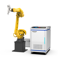 Nueva Máquina de Soldadura Láser de Fibra de 20kW, Operación Automatizada de Alta Precisión, Estación de Trabajo Robótica de 6 Ejes, Aluminio, Acero Inoxidable, Agua