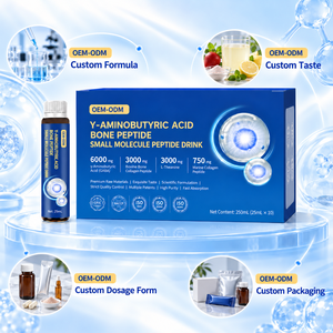 Boisson de supplément de peptides liquides de qualité supérieure OEM, GABA, collagène marin, L-Théanine, fabricant OEM - Product Image 2