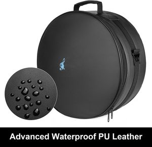 Moistureproof מתכוונן מרופד עור מפוצל מלכודת תוף תיק Waterproof אישית רך מלכודת תוף מקרה תיק עם ידית - Product Image 4