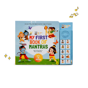 Mi Primer Libro de Mantras de Peluche, Libro Interactivo de Sonidos Espirituales y Cantos Educativos para Niños, Juguete de Aprendizaje de Oraciones Hindúes - Product Image 1