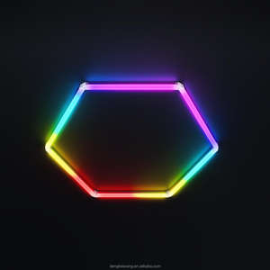 Vente directe d'usine Télécommande personnalisée Hexagon Lighting Rgb Led Work Light 24V Car Detailing Lights - Product Image 4