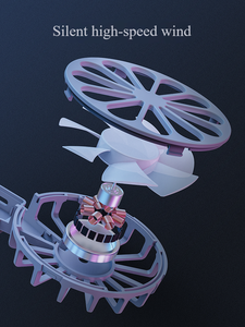 Coussin <span class=keywords><strong>de</strong></span> refroidissement en aluminium portable <span class=keywords><strong>support</strong></span> pour ordinateur portable OEM vente en gros <span class=keywords><strong>tablette</strong></span> pliable réglable avec deux ventilateurs USB matériau en alliage d'aluminium - Product Image 3