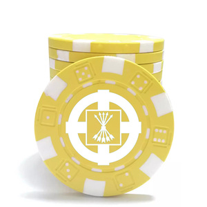 Trò chơi tiền mặt tùy chỉnh và sòng bạc tại nhà đêm Poker chip trống chip poker không có mệnh giá - Product Image 6