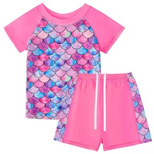 JL60 Costume da Bagno per Bambine in Due Pezzi con Stampa Cartoon Brasiliana di Alta Qualità, Asciugatura Rapida e Traspirante - Product Image 2