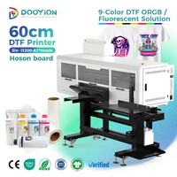 Imprimante DTF industrielle RGBO 9 couleurs 60 cm (24 pouces) à 6 têtes, haute vitesse, pour la production en série de t-shirts en usine