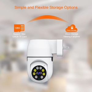Caméra CCTV d'intérieur V380 Pro Caméras IP sans fil PTZ avec prise Wifi Système de sécurité domestique - Product Image 6