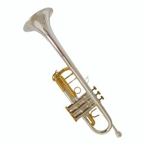 คอร์เน็ตแลคเกอร์สีทองทรัมเป็ตแบบตะวันตกพร้อมเครื่องดนตรีสามโทนบีบี - Product Image 2