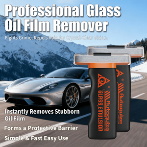 Nettoyant puissant et rapide pour film gras sur pare-brise, liquide avec applicateur pour l'élimination des contaminants sur les surfaces vitrées automobiles et l'entretien des voitures - Product Image 5