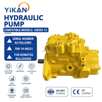 Pompe hydraulique D85ES-22 pour bulldozer Komatsu D85, compatible avec D65EX-12 708-1H-00231 D61PX-12 et D85WX-12, pompe principale