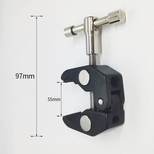 Pince à griffes de crabe en métal de type Q, 97 mm, à dégagement rapide pour montage d'équipement photographique - Product Image 1